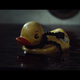 The rubber duck is a running thing in the game series...